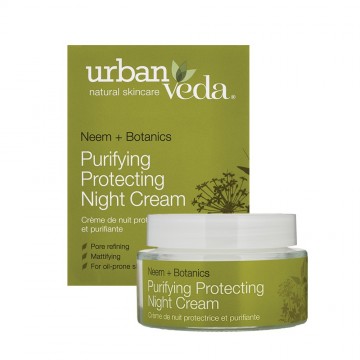 Valantis apsauginis naktinis veido kremas riebiai odai, Urban Veda, 50 ml Valantis apsauginis naktinis veido kremas riebiai odai, Urban Veda, 50 ml