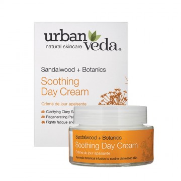 Raminantis dieninis veido kremas jautriai odai, Urban Veda, 50 ml Raminantis dieninis veido kremas jautriai odai, Urban Veda, 50 ml