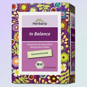 Subalansuojanti žolelių arbata In Balance, Herbaria, ekologiška, 15 pakelių Subalansuojanti žolelių arbata In Balance, Herbaria, ekologiška, 15 pakelių