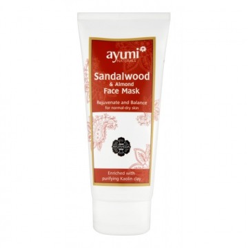 Gaivinanti valanti veido kaukė su santalu "Sandalwood&Almond", Ayumi, 200 ml Gaivinanti valanti veido kaukė su santalu "Sandalwood&Almond", Ayumi, 200 ml