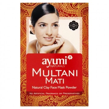 Fulerio žemės milteliai Multani Mati, Ayumi, 100g Fulerio žemės milteliai Multani Mati, Ayumi, 100g
