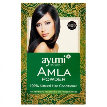 Indiškojo lapainio vaisiaus milteliai plaukams Amla, Ayumi, 100g Indiškojo lapainio vaisiaus milteliai plaukams Amla, Ayumi, 100g