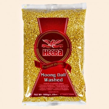 Indiškos spindulinės pupuolės Moong Dal, Heera, 500 g Indiškos spindulinės pupuolės Moong Dal, Heera, 500 g