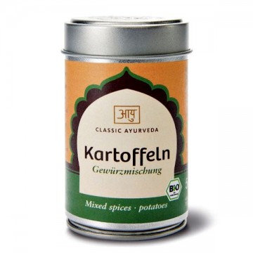 Prieskonių mišinys bulvėms, maltas, ekologiškas, Classic Ayurveda, 50 g Prieskonių mišinys bulvėms, maltas, ekologiškas, Classic Ayurveda, 50 g