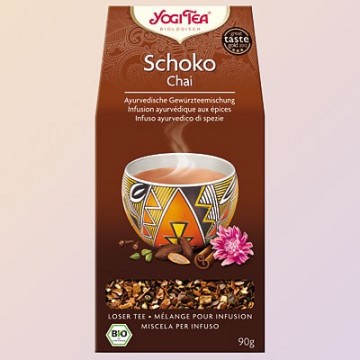 Šokoladinė prieskoninė ajurvedinė arbata, ekologiška, biri, Yogi Tea, 90g Šokoladinė prieskoninė ajurvedinė arbata, ekologiška, biri, Yogi Tea, 90g