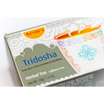 Žolelių arbata "Tridosha" Arvin's, 20 pakelių Žolelių arbata "Tridosha" Arvin's, 20 pakelių