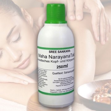 Masažo aliejus Mahanarayana Thailam, Sree Sankara, 250 ml Masažo aliejus Mahanarayana Thailam, Sree Sankara, 250 ml