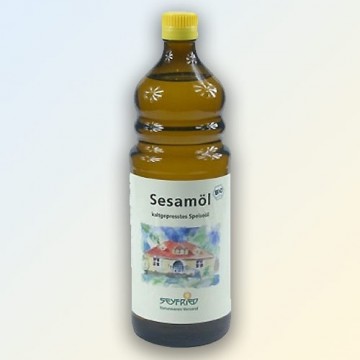 Sezamų aliejus Virgin Extra, ekologiškas, šalto spaudimo, Seyfried Sezamų aliejus Virgin Extra, ekologiškas, šalto spaudimo, Seyfried