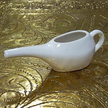 Indas nosies valymui-plovimui Neti Pot, mažas, 100ml Indas nosies valymui-plovimui Neti Pot, mažas, 100ml