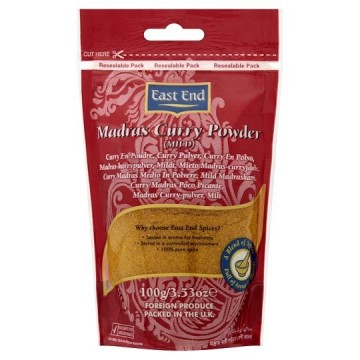 Švelnus Madraso kario mišinys, East End, 100g Švelnus Madraso kario mišinys, East End, 100g