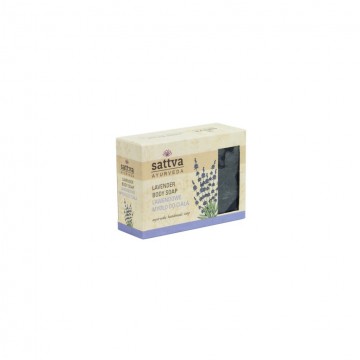 Muilas su levandomis LAVENDER, Sattva Ayurveda, 125g Muilas su levandomis LAVENDER, Sattva Ayurveda, 125g