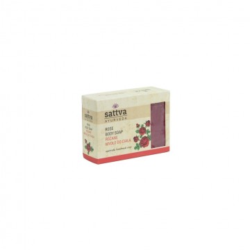 Muilas su rožėmis ROSE, Sattva Ayurveda, 125g Muilas su rožėmis ROSE, Sattva Ayurveda, 125g