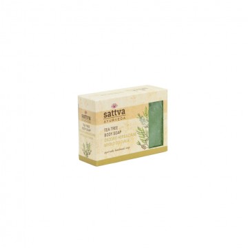Muilas su arbatmedžiu TEA TREE, Sattva Ayurveda, 125g Muilas su arbatmedžiu TEA TREE, Sattva Ayurveda, 125g