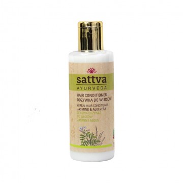 Plaukų kondicionierius JASMINE&ALOES, Sattva Ayurveda, 210ml Plaukų kondicionierius JASMINE&ALOES, Sattva Ayurveda, 210ml
