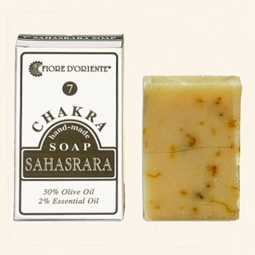 Sahasrara čakros muilas, Fiore D'Oriente, 70g Sahasrara čakros muilas, Fiore D'Oriente, 70g
