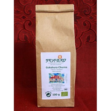 Gokshura (gulsčiosios ragužės) žolelių milteliai, ekologiški, Seyfried 100g Gokshura (gulsčiosios ragužės) žolelių milteliai, ekologiški, Seyfried 100g