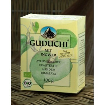Arbata su imbieru, biri, ekologiška, GUDUCHI, 100g Arbata su imbieru, biri, ekologiška, GUDUCHI, 100g