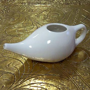 Indas nosies valymui-plovimui Neti Pot, didelis, 200ml Indas nosies valymui-plovimui Neti Pot, didelis, 200ml