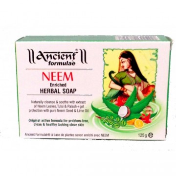 Muilas kūnui su nimbamedžiu Neem, Hesh, 75g Muilas kūnui su nimbamedžiu Neem, Hesh, 75g
