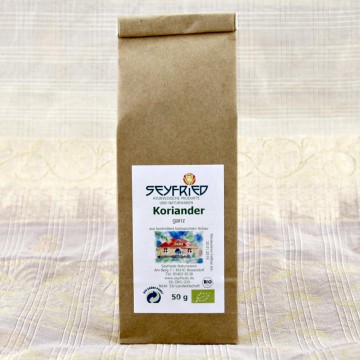 Kalendros sėklos, nesmulkintos, ekologiškos, Seyfried, 50g Kalendros sėklos, nesmulkintos, ekologiškos, Seyfried, 50g