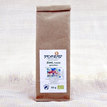 Malti cinamonai (Cassia), ekologiški, Seyfried, 50 g Malti cinamonai (Cassia), ekologiški, Seyfried, 50 g