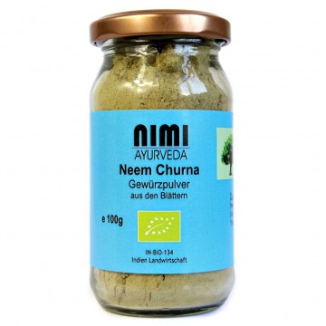Nimbamedžio milteliai Neem (Nimba), ekologiški, Nimi Ayurveda, 100g Nimbamedžio milteliai Neem (Nimba), ekologiški, Nimi Ayurveda, 100g