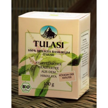 Tulsi (Tulasi) arbata, biri, ekologiška, 100g Tulsi (Tulasi) arbata, biri, ekologiška, 100g