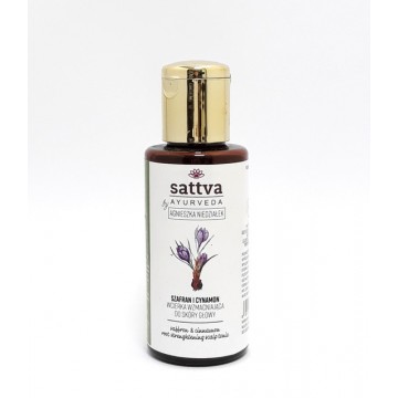 Galvos odos tonikas Cinamon&Safron, Sattva Ayurveda, 100ml Galvos odos tonikas Cinamon&Safron, Sattva Ayurveda, 100ml