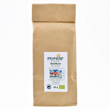 Smulkinti bazilikai, ekologiški, Seyfried, 50 g Smulkinti bazilikai, ekologiški, Seyfried, 50 g