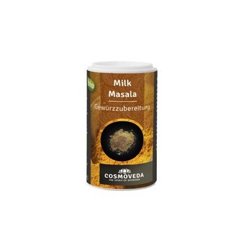 Prieskonių mišinys pienui "Milk Masala", ekologiškas, Cosmoveda, 25 g Prieskonių mišinys pienui "Milk Masala", ekologiškas, Cosmoveda, 25 g