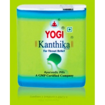 YOGI Kanthika Plus čiulpiamosios dražetės gerklei YOGI Kanthika Plus čiulpiamosios dražetės gerklei